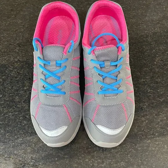 Vionic Alliance Grey Pink Blue Women’s 11 Athletic Walking Shoes Orthopedic - Picture 2 of 7